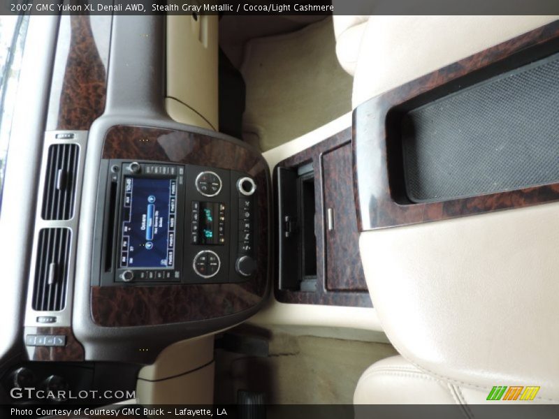 Stealth Gray Metallic / Cocoa/Light Cashmere 2007 GMC Yukon XL Denali AWD