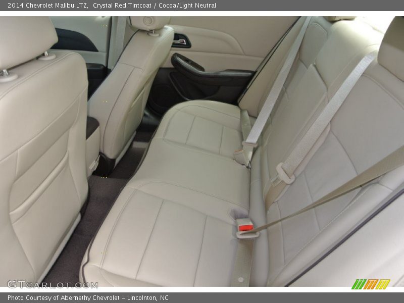 Crystal Red Tintcoat / Cocoa/Light Neutral 2014 Chevrolet Malibu LTZ