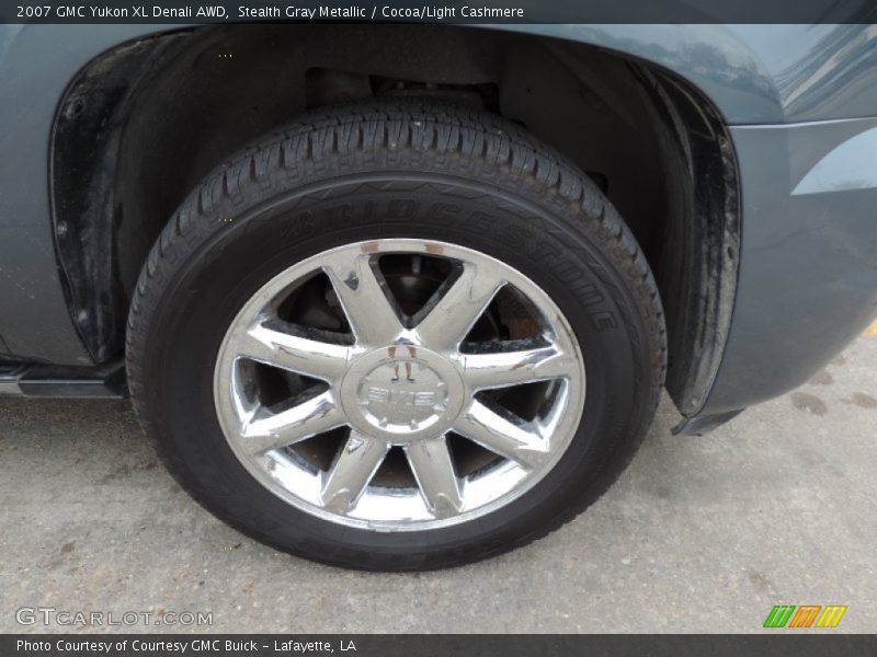 Stealth Gray Metallic / Cocoa/Light Cashmere 2007 GMC Yukon XL Denali AWD