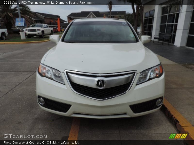White Diamond Pearl / Parchment 2013 Acura RDX Technology