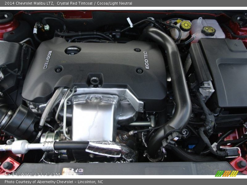 Crystal Red Tintcoat / Cocoa/Light Neutral 2014 Chevrolet Malibu LTZ