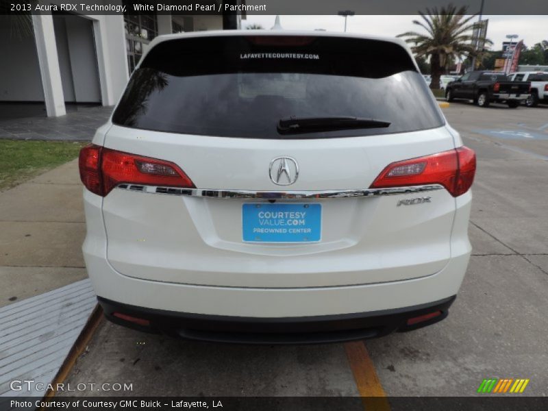 White Diamond Pearl / Parchment 2013 Acura RDX Technology