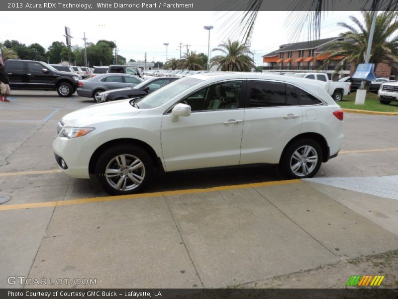 White Diamond Pearl / Parchment 2013 Acura RDX Technology