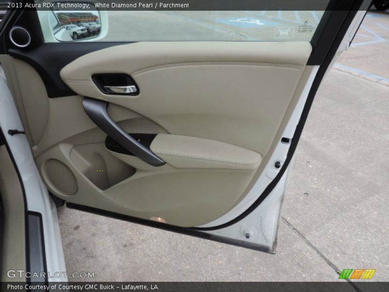 White Diamond Pearl / Parchment 2013 Acura RDX Technology