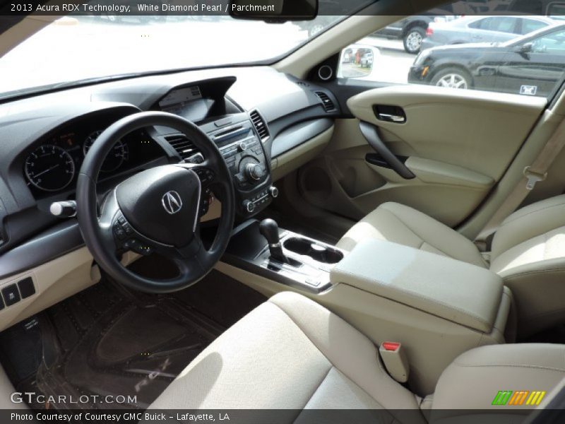 White Diamond Pearl / Parchment 2013 Acura RDX Technology
