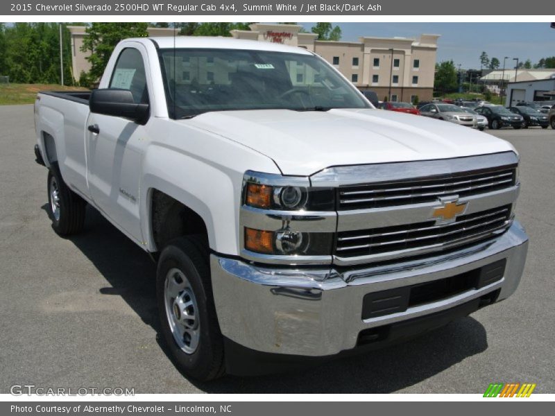 Summit White / Jet Black/Dark Ash 2015 Chevrolet Silverado 2500HD WT Regular Cab 4x4