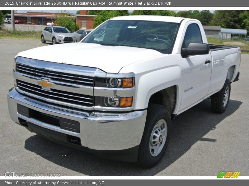 Summit White / Jet Black/Dark Ash 2015 Chevrolet Silverado 2500HD WT Regular Cab 4x4