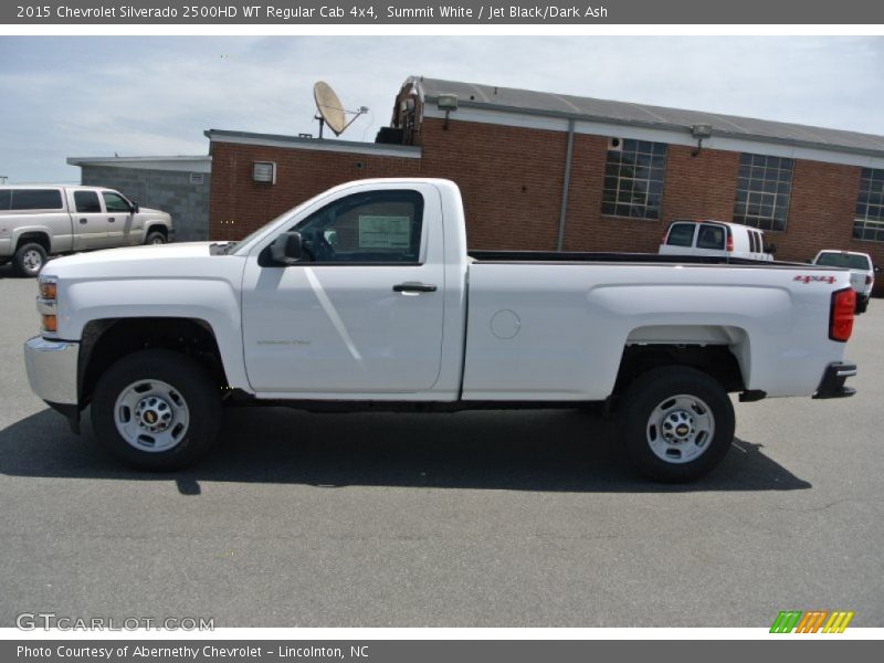 Summit White / Jet Black/Dark Ash 2015 Chevrolet Silverado 2500HD WT Regular Cab 4x4