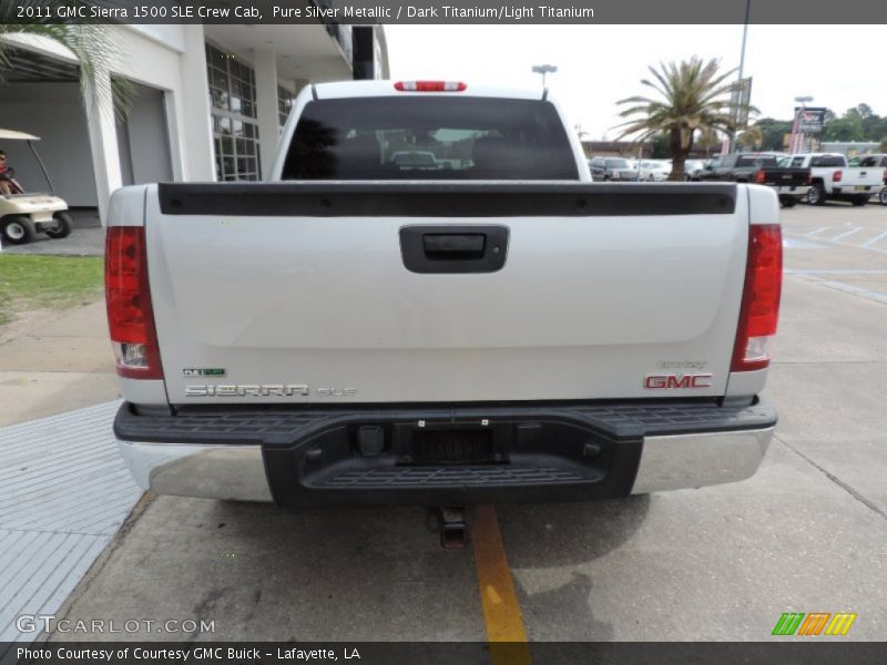 Pure Silver Metallic / Dark Titanium/Light Titanium 2011 GMC Sierra 1500 SLE Crew Cab