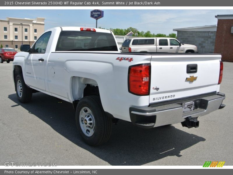 Summit White / Jet Black/Dark Ash 2015 Chevrolet Silverado 2500HD WT Regular Cab 4x4