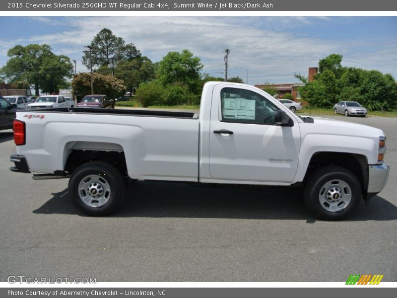 Summit White / Jet Black/Dark Ash 2015 Chevrolet Silverado 2500HD WT Regular Cab 4x4