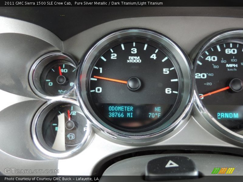 Pure Silver Metallic / Dark Titanium/Light Titanium 2011 GMC Sierra 1500 SLE Crew Cab