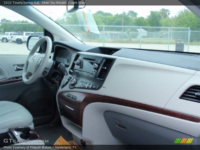 Silver Sky Metallic / Light Gray 2013 Toyota Sienna XLE