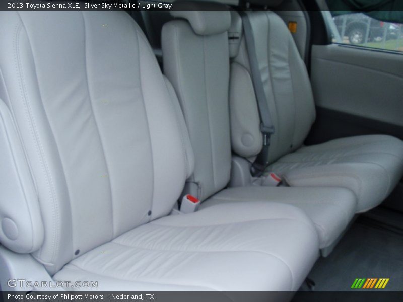 Silver Sky Metallic / Light Gray 2013 Toyota Sienna XLE