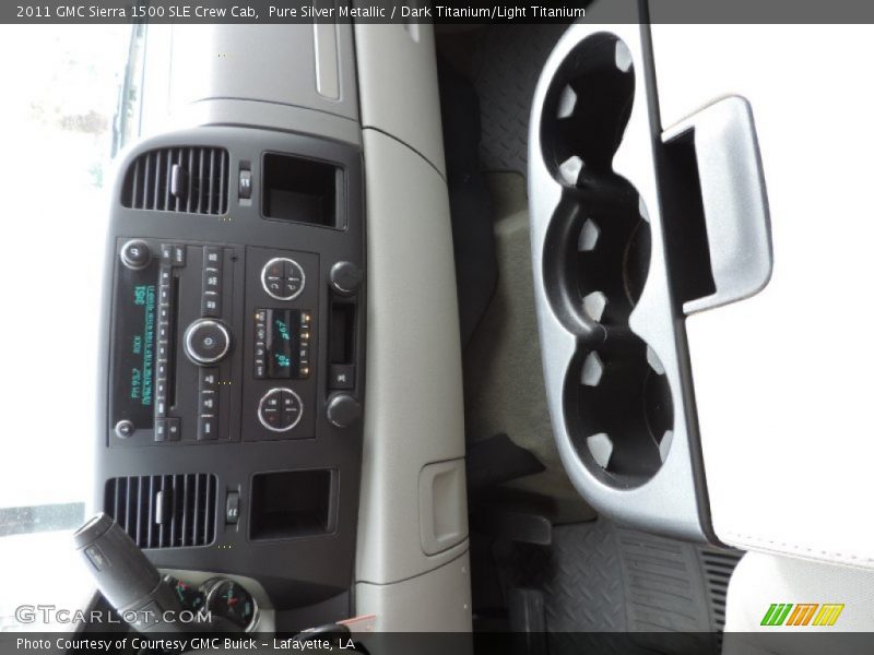 Pure Silver Metallic / Dark Titanium/Light Titanium 2011 GMC Sierra 1500 SLE Crew Cab
