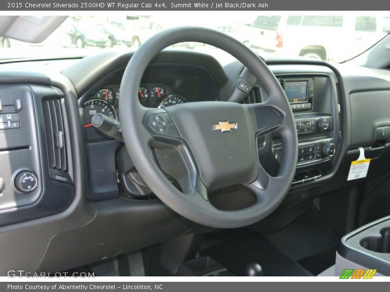 Summit White / Jet Black/Dark Ash 2015 Chevrolet Silverado 2500HD WT Regular Cab 4x4