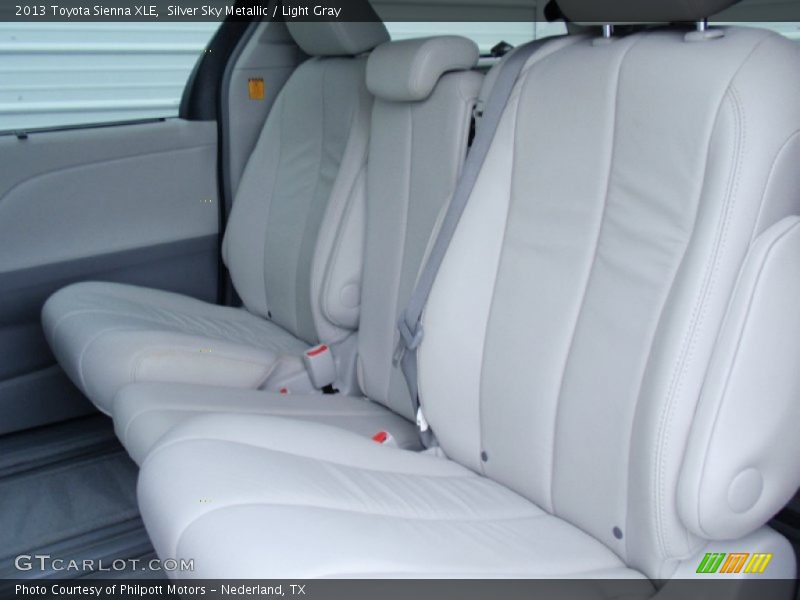 Silver Sky Metallic / Light Gray 2013 Toyota Sienna XLE