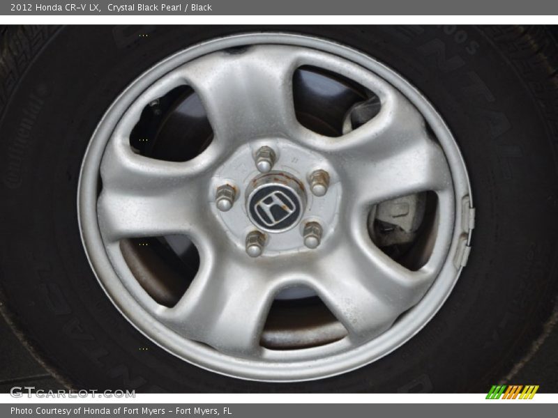 Crystal Black Pearl / Black 2012 Honda CR-V LX