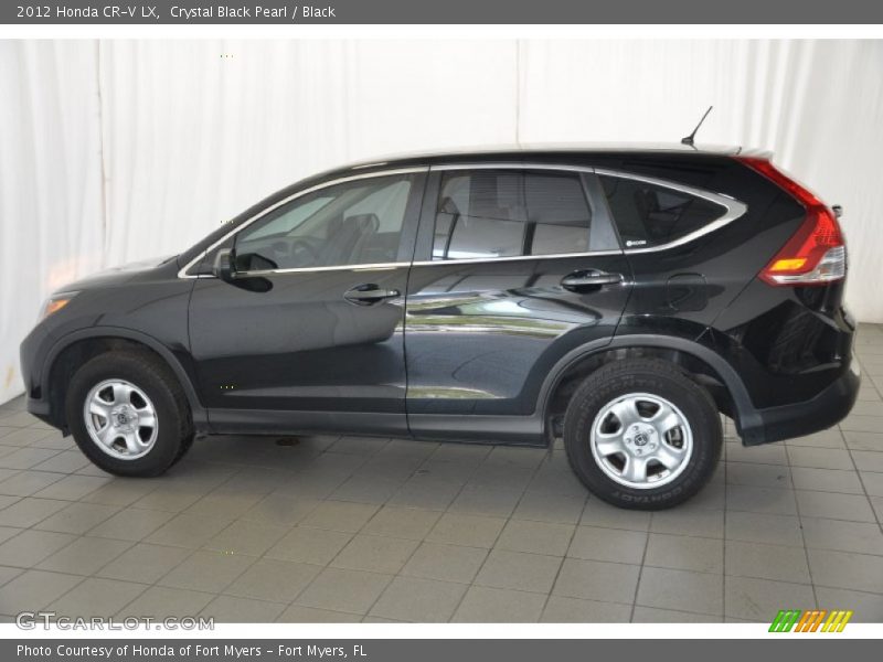 Crystal Black Pearl / Black 2012 Honda CR-V LX