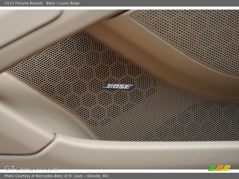 Black / Luxor Beige 2013 Porsche Boxster