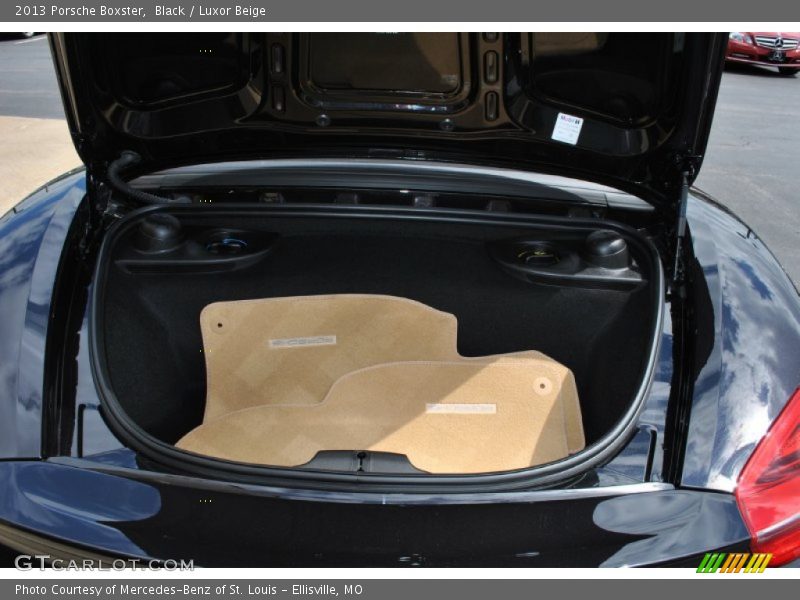 Black / Luxor Beige 2013 Porsche Boxster