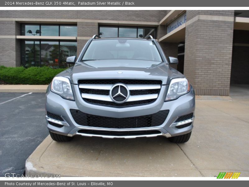 Palladium Silver Metallic / Black 2014 Mercedes-Benz GLK 350 4Matic