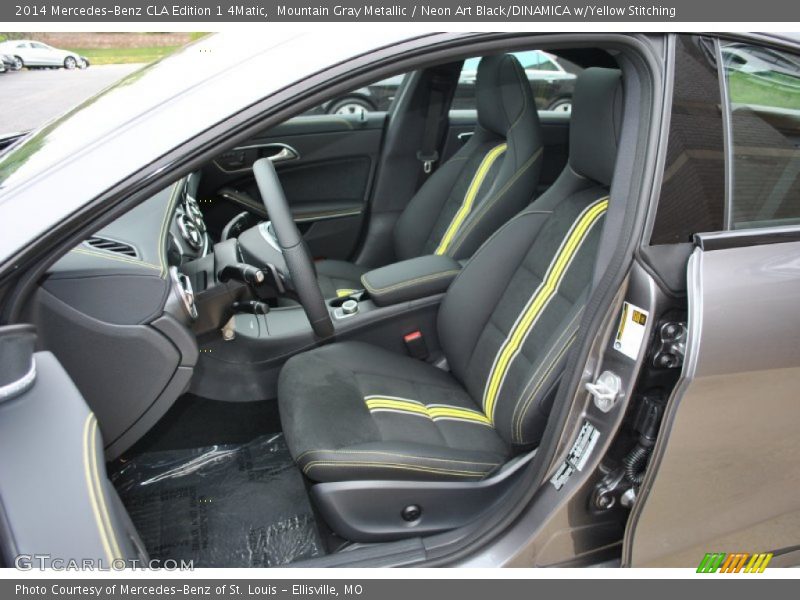 Front Seat of 2014 CLA Edition 1 4Matic