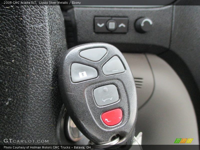 Liquid Silver Metallic / Ebony 2008 GMC Acadia SLT