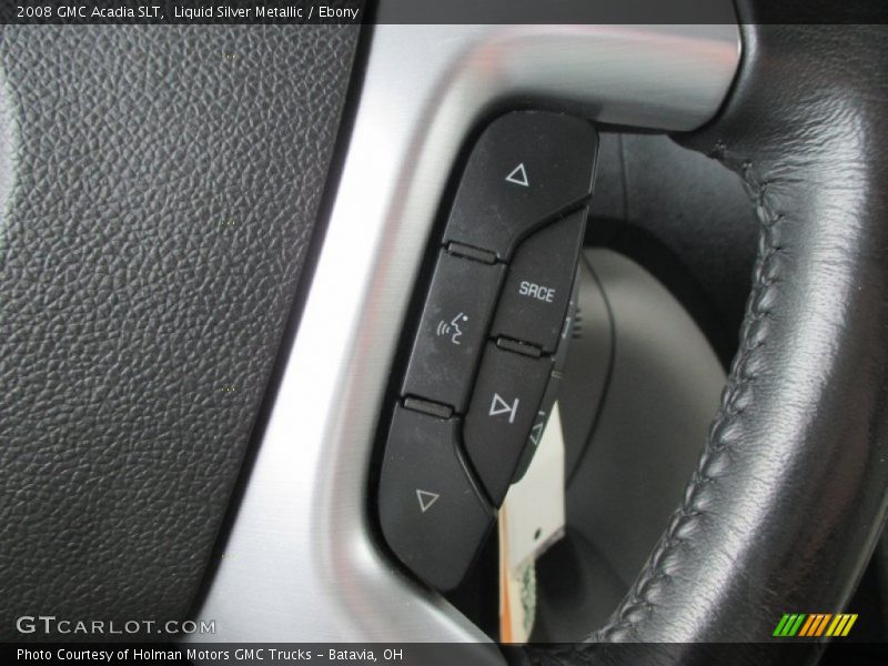 Liquid Silver Metallic / Ebony 2008 GMC Acadia SLT