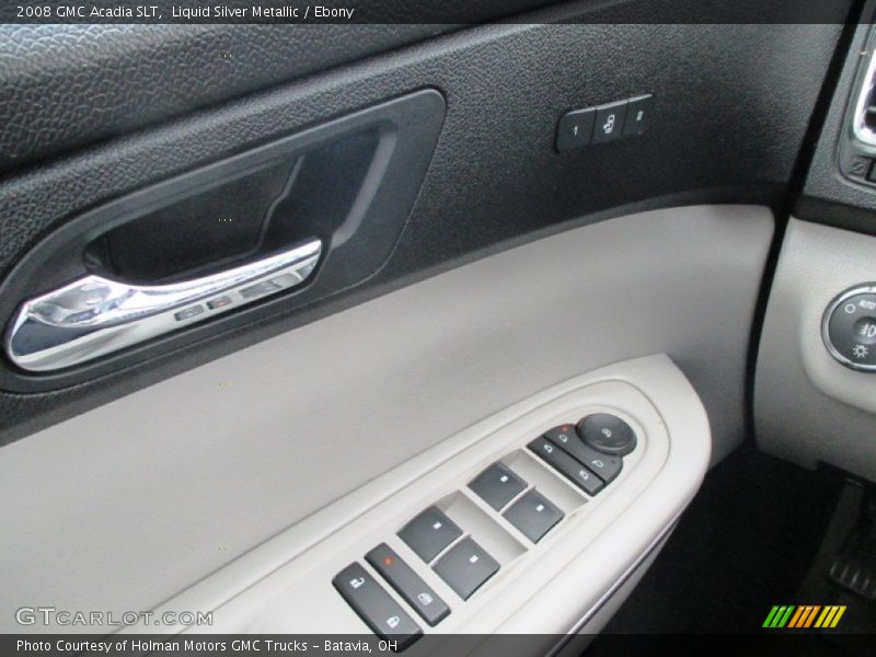 Liquid Silver Metallic / Ebony 2008 GMC Acadia SLT