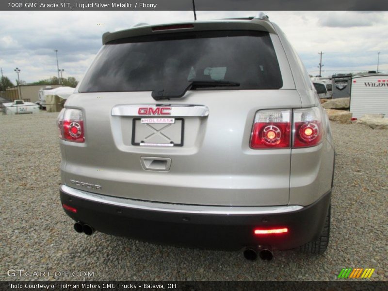 Liquid Silver Metallic / Ebony 2008 GMC Acadia SLT