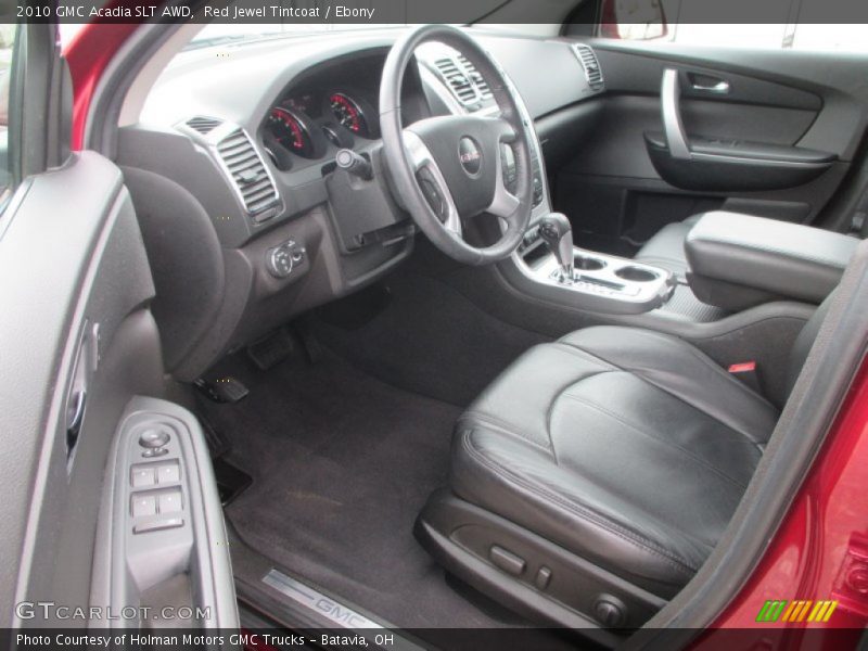 Red Jewel Tintcoat / Ebony 2010 GMC Acadia SLT AWD
