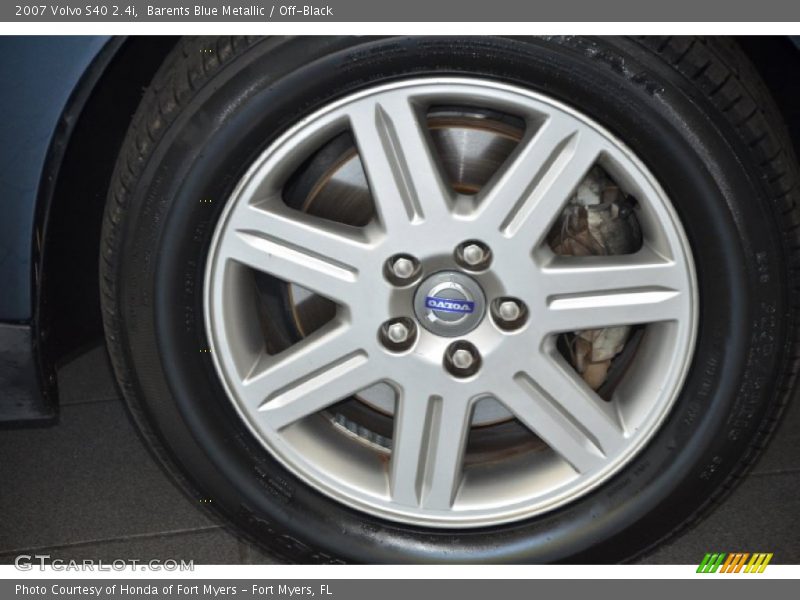 Barents Blue Metallic / Off-Black 2007 Volvo S40 2.4i