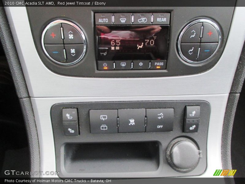 Red Jewel Tintcoat / Ebony 2010 GMC Acadia SLT AWD