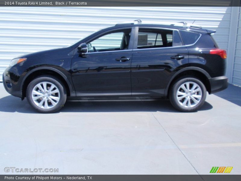 Black / Terracotta 2014 Toyota RAV4 Limited