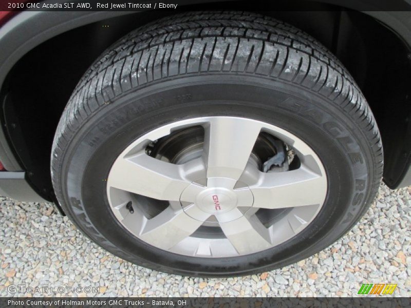 Red Jewel Tintcoat / Ebony 2010 GMC Acadia SLT AWD