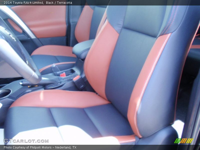 Black / Terracotta 2014 Toyota RAV4 Limited