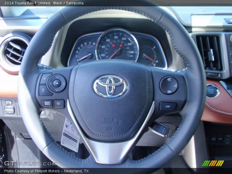 Black / Terracotta 2014 Toyota RAV4 Limited