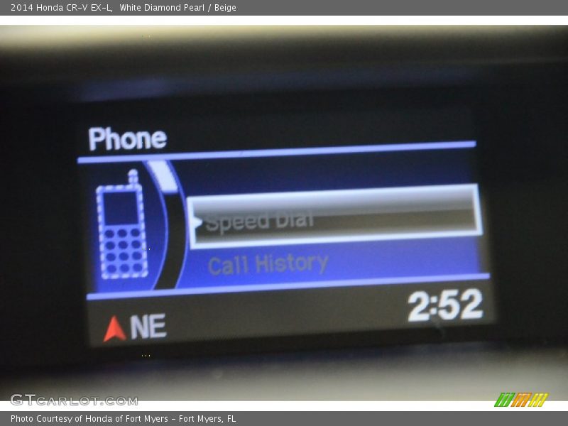 White Diamond Pearl / Beige 2014 Honda CR-V EX-L