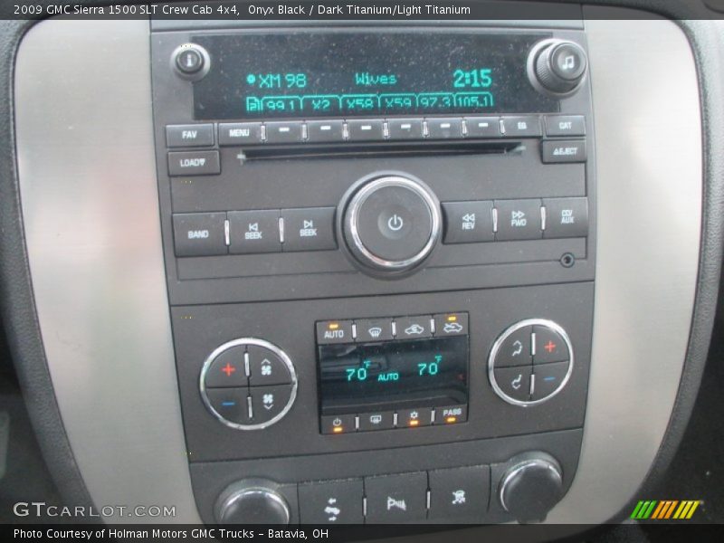 Onyx Black / Dark Titanium/Light Titanium 2009 GMC Sierra 1500 SLT Crew Cab 4x4