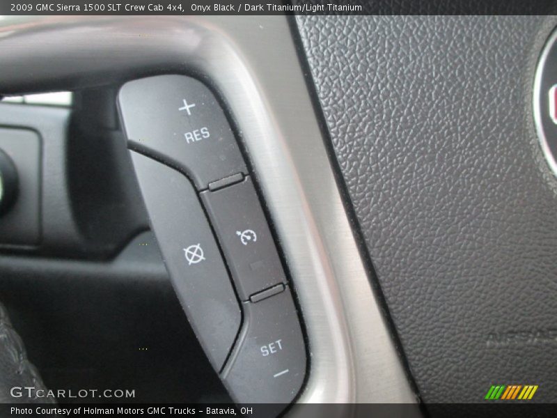 Onyx Black / Dark Titanium/Light Titanium 2009 GMC Sierra 1500 SLT Crew Cab 4x4