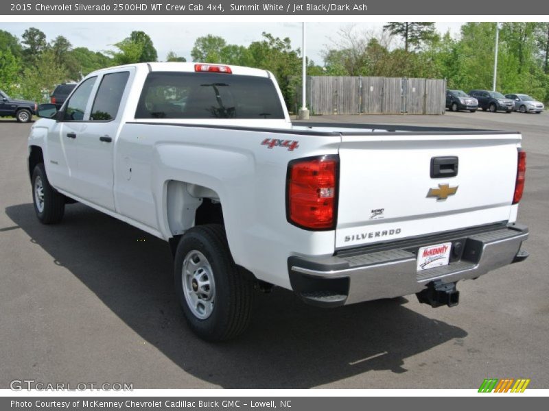 Summit White / Jet Black/Dark Ash 2015 Chevrolet Silverado 2500HD WT Crew Cab 4x4