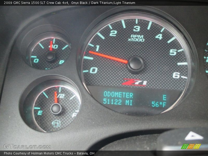 Onyx Black / Dark Titanium/Light Titanium 2009 GMC Sierra 1500 SLT Crew Cab 4x4