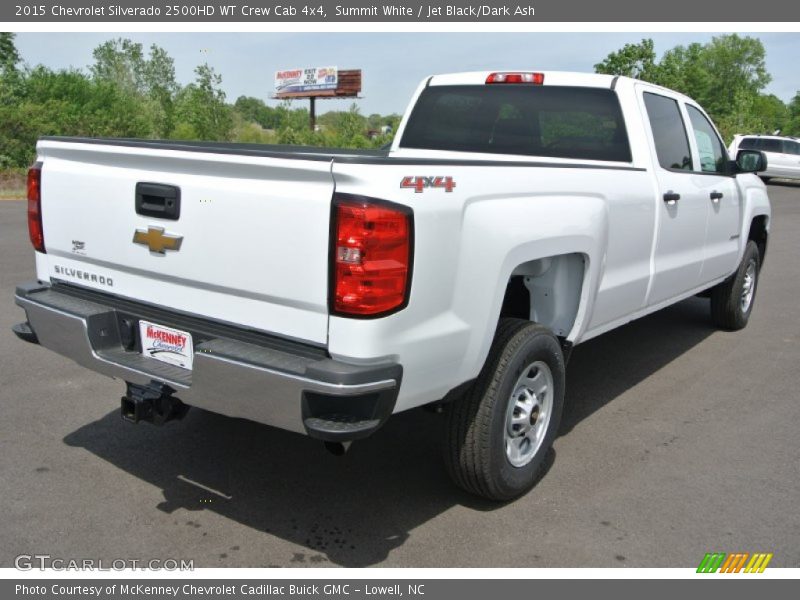 Summit White / Jet Black/Dark Ash 2015 Chevrolet Silverado 2500HD WT Crew Cab 4x4