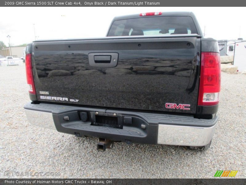 Onyx Black / Dark Titanium/Light Titanium 2009 GMC Sierra 1500 SLT Crew Cab 4x4