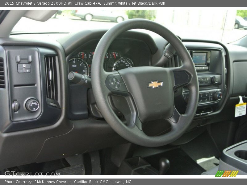 Summit White / Jet Black/Dark Ash 2015 Chevrolet Silverado 2500HD WT Crew Cab 4x4