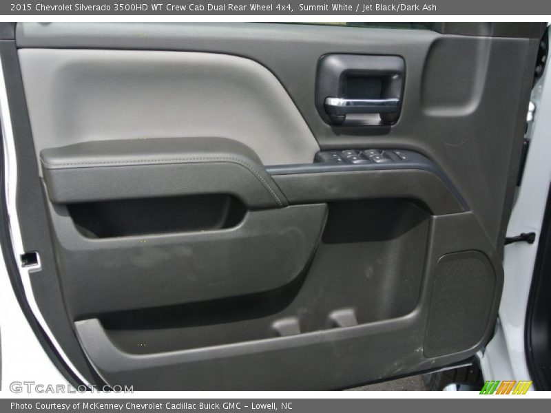 Summit White / Jet Black/Dark Ash 2015 Chevrolet Silverado 3500HD WT Crew Cab Dual Rear Wheel 4x4