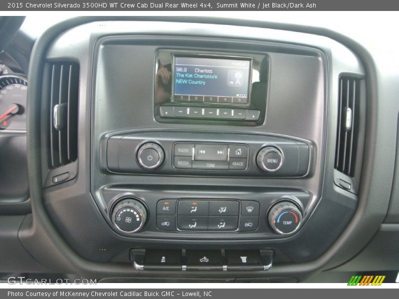Controls of 2015 Silverado 3500HD WT Crew Cab Dual Rear Wheel 4x4