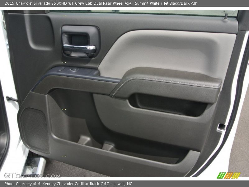 Summit White / Jet Black/Dark Ash 2015 Chevrolet Silverado 3500HD WT Crew Cab Dual Rear Wheel 4x4