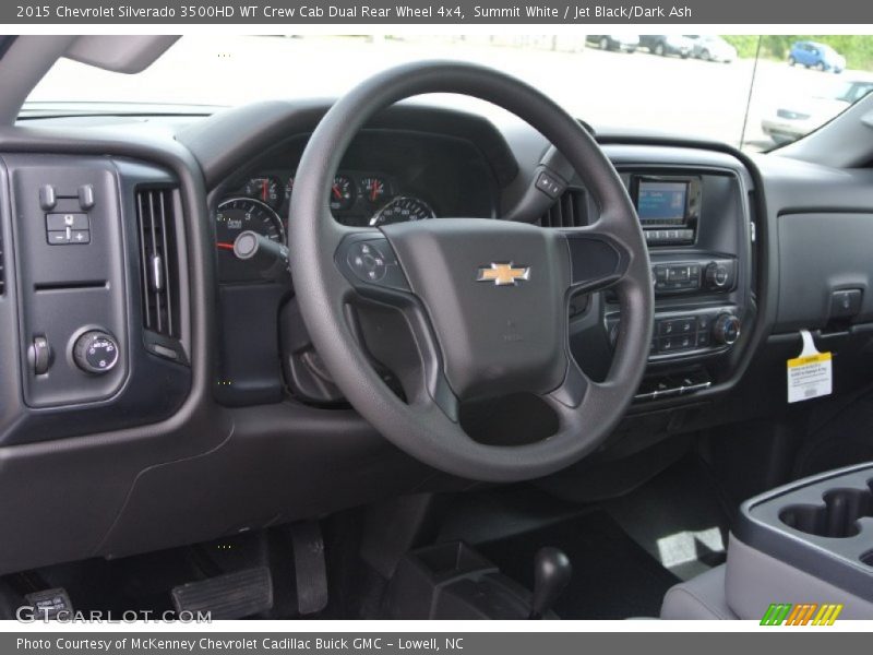 Dashboard of 2015 Silverado 3500HD WT Crew Cab Dual Rear Wheel 4x4